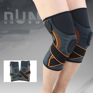 Striped Knit Sports Knee Protector